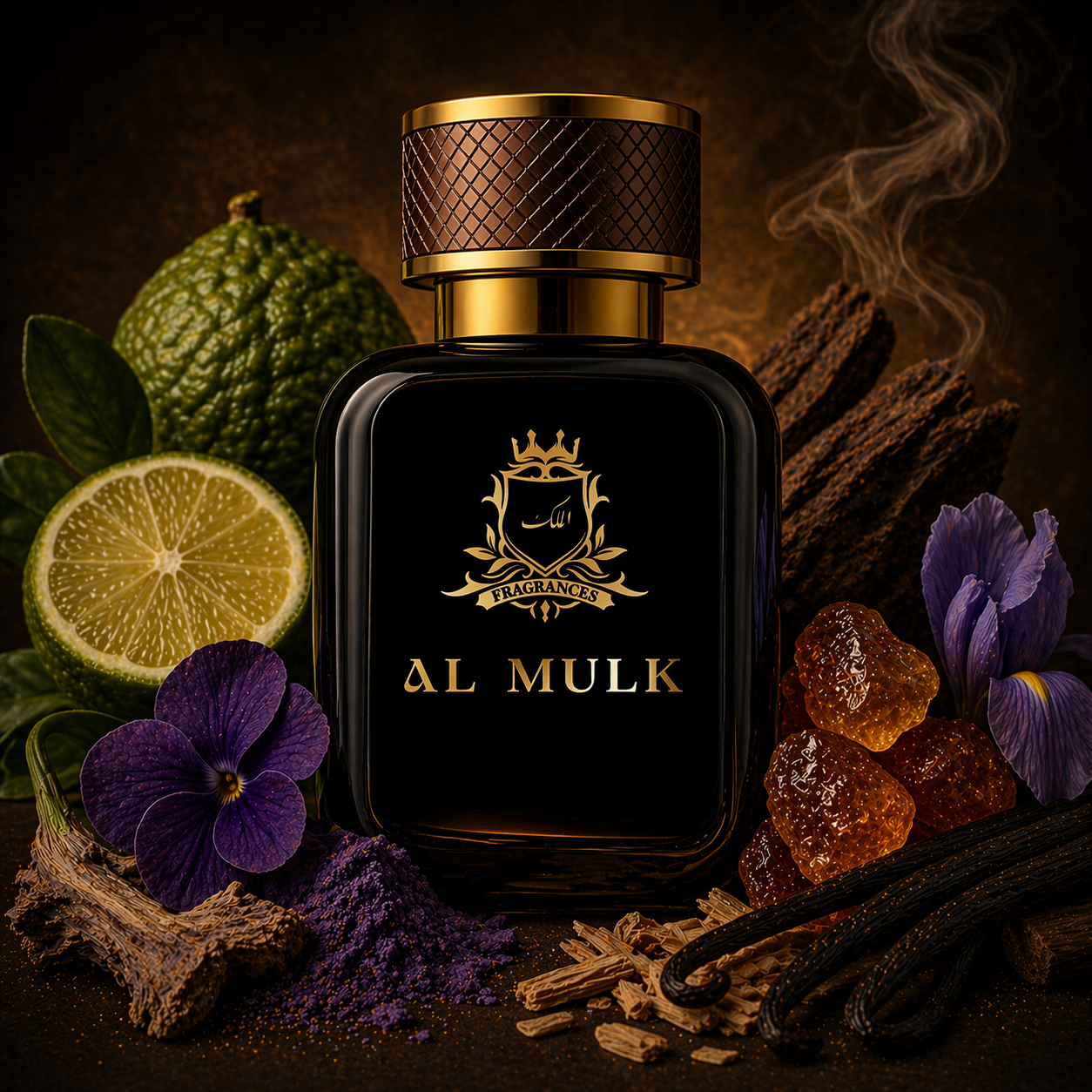 Al Mulk Noir – Warm Spicy Extrait de Parfum • Inspired by Tom Ford Noir • Elegant Fragrance with Citrus, Violet, Amber & Woods